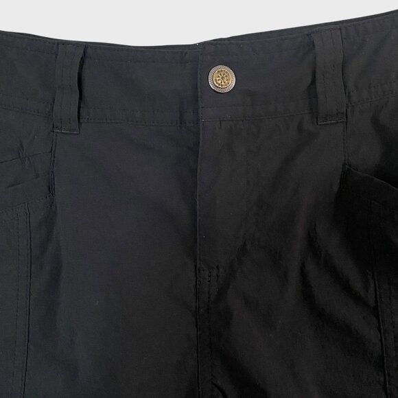 Royal Robbins Discovery Bermuda Shorts Black Women's 10 Hiking Outdoors UPF-50 - Picture 5 of 10